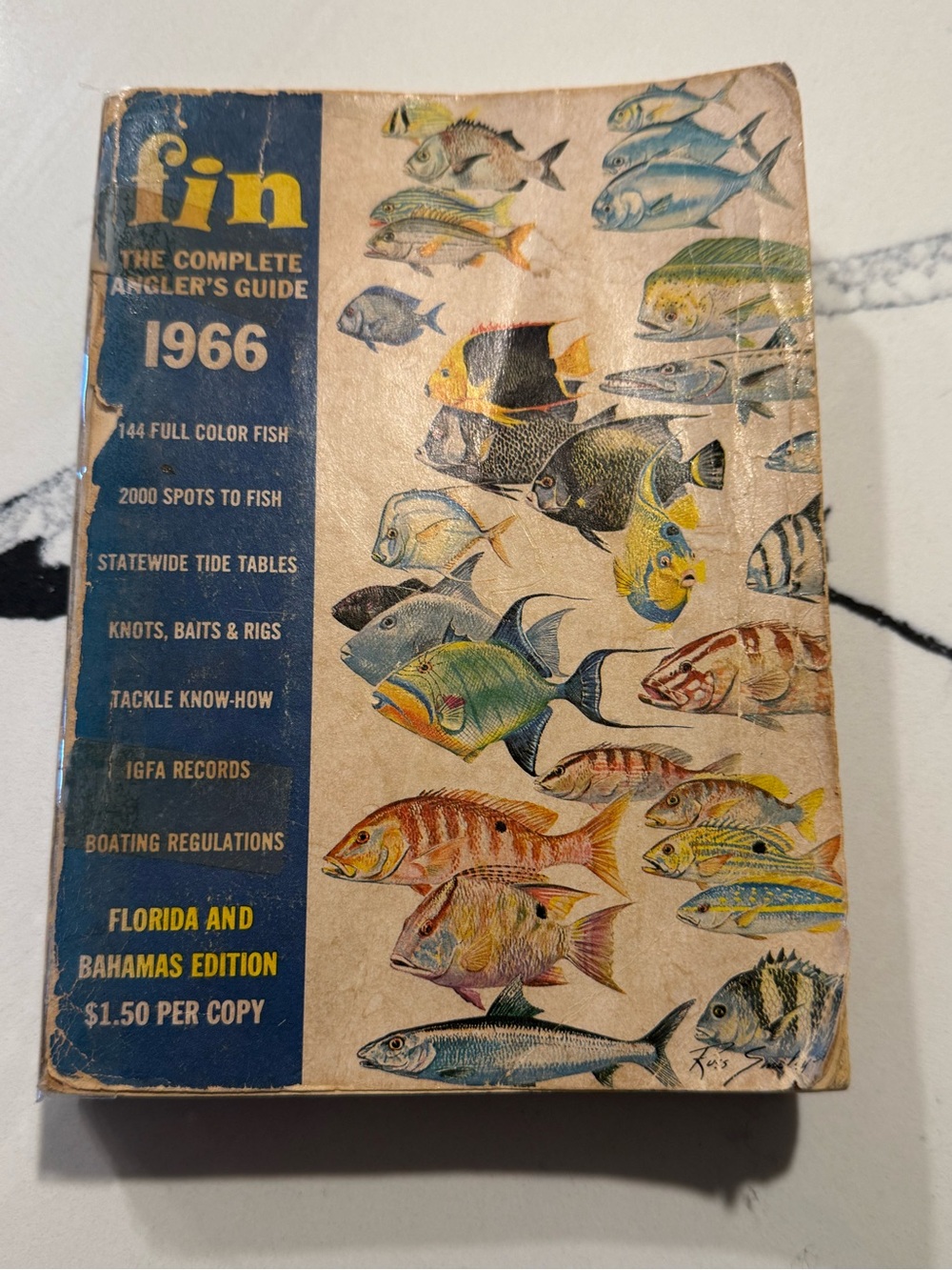 FIN 1966 Angler's Guide - Florida and Bahamas edition